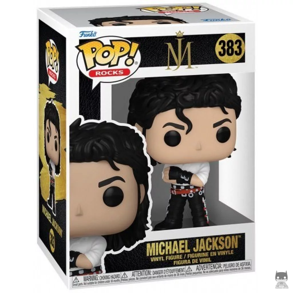 Figura Funko Pop! Michael Jackson (Dirty Diana) en su caja