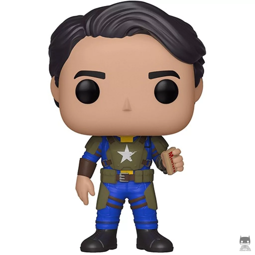 Figura Funko Pop! Morador del Refugio (Hombre) (con caja de Mentats) (Fallout)