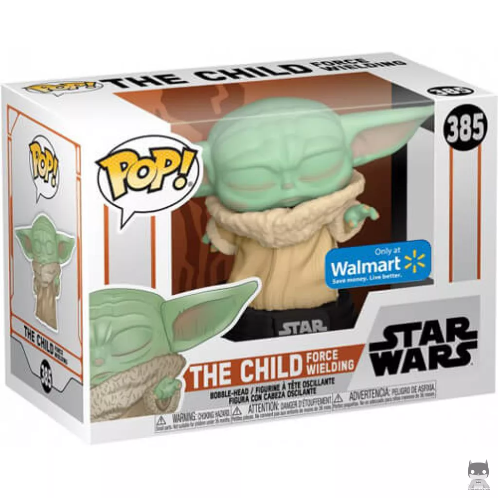 Figura Funko Pop! El Niño usando la Fuerza en su caja