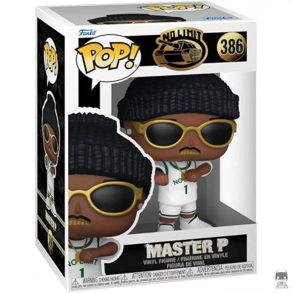 Figura Funko Pop! Master P en su caja