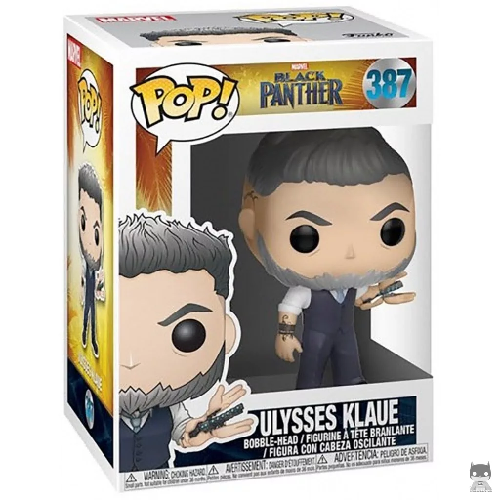Figura Funko Pop! Ulysses Klaue en su caja
