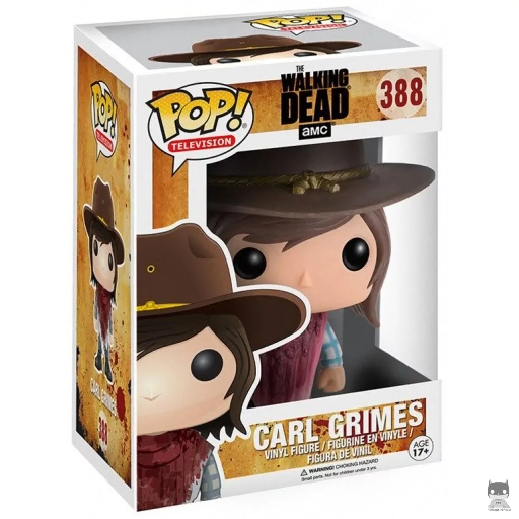 Figura Funko Pop! Carl Grimes en su caja