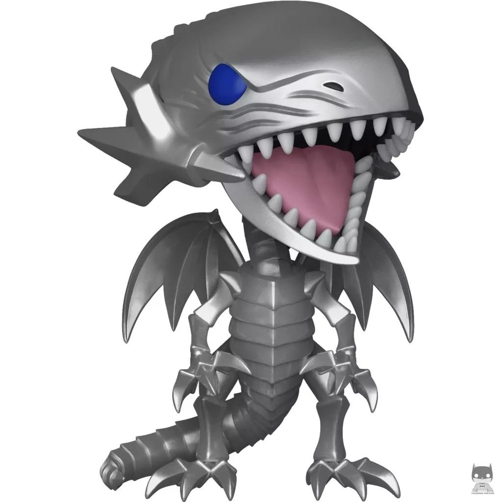 Figura Funko Pop! Dragón Blanco de Ojos Azules (Metalizado) (Yu-Gi-Oh!)