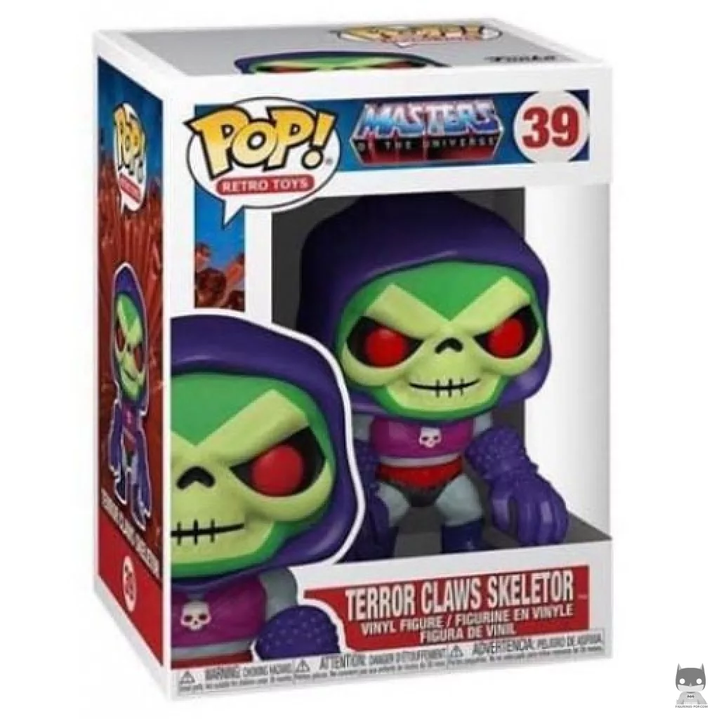 Figura Funko Pop! Skeletor Terror Claws en su caja