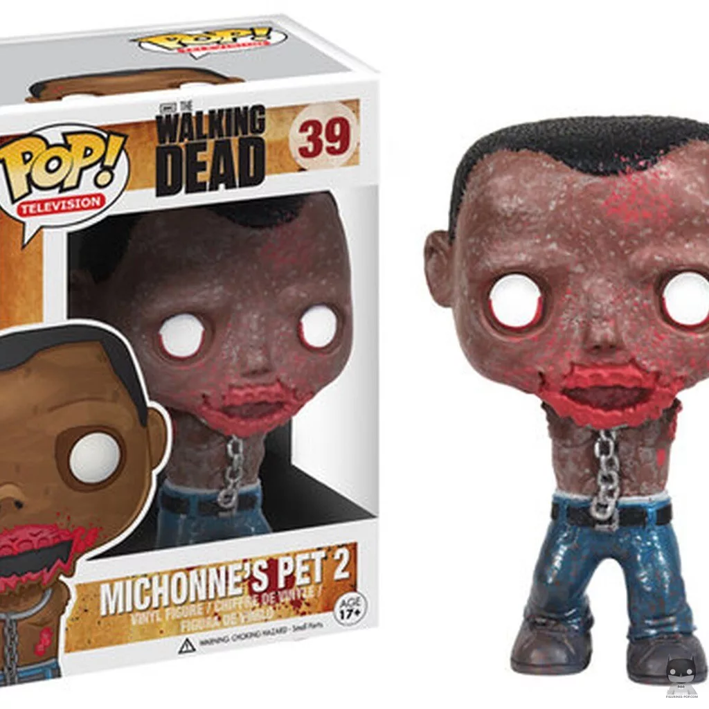 Figura Funko Pop! Michonne's Pet 2 (Ensangrentado) en su caja