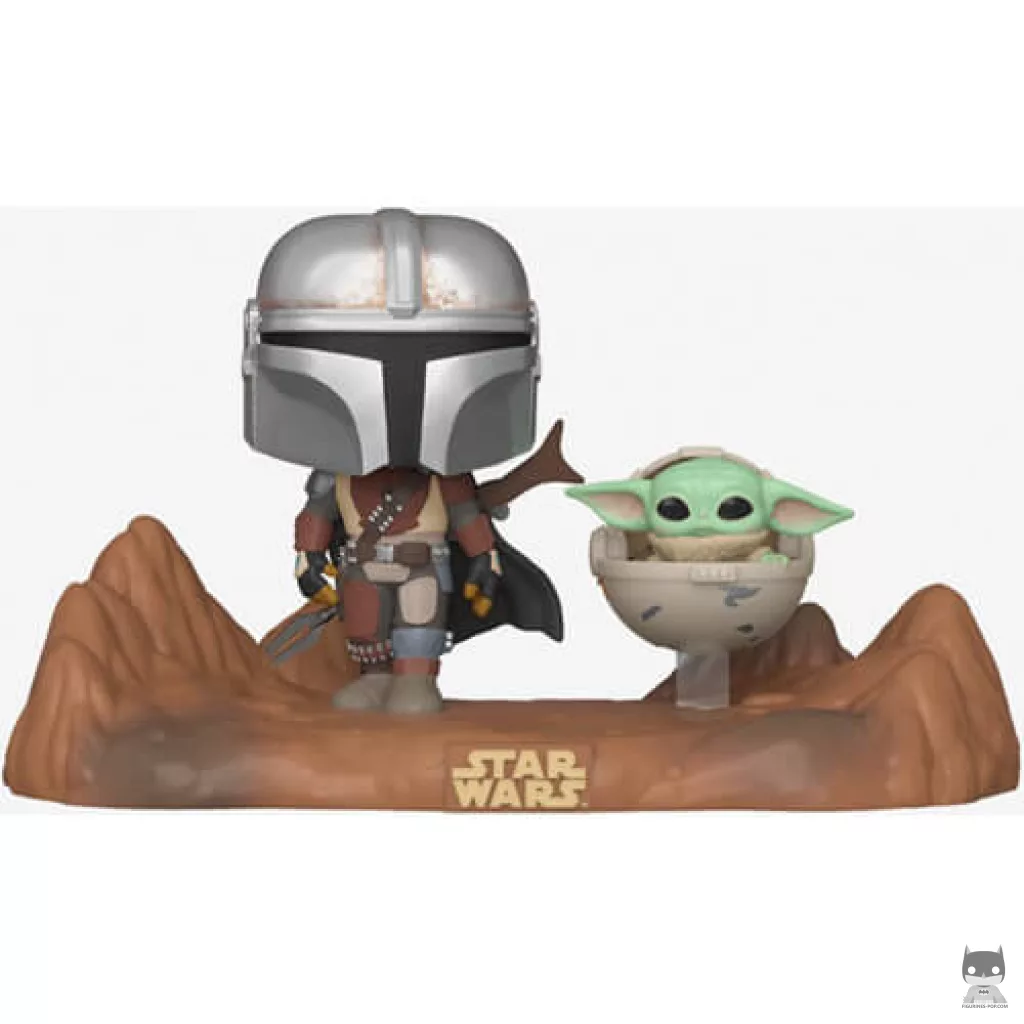 Figura Funko Pop! Mandaloriano con El Niño (The Mandalorian (Star Wars))