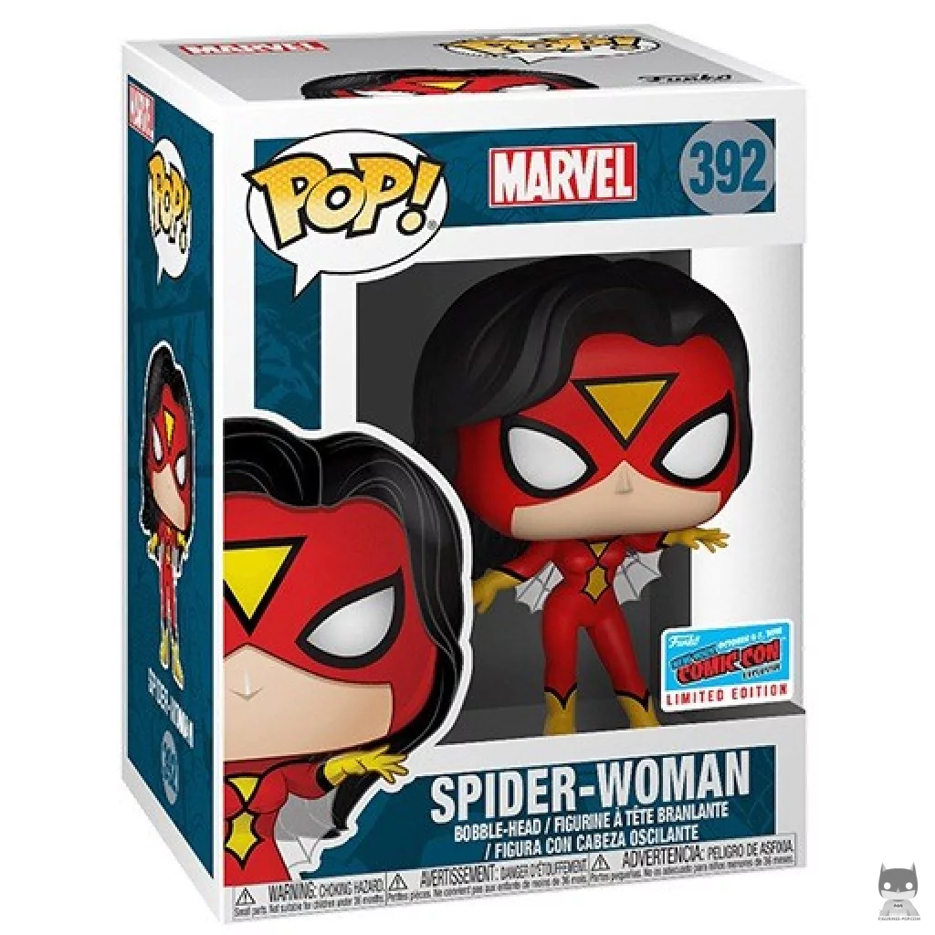 Figura Funko Pop! Spider-Woman en su caja