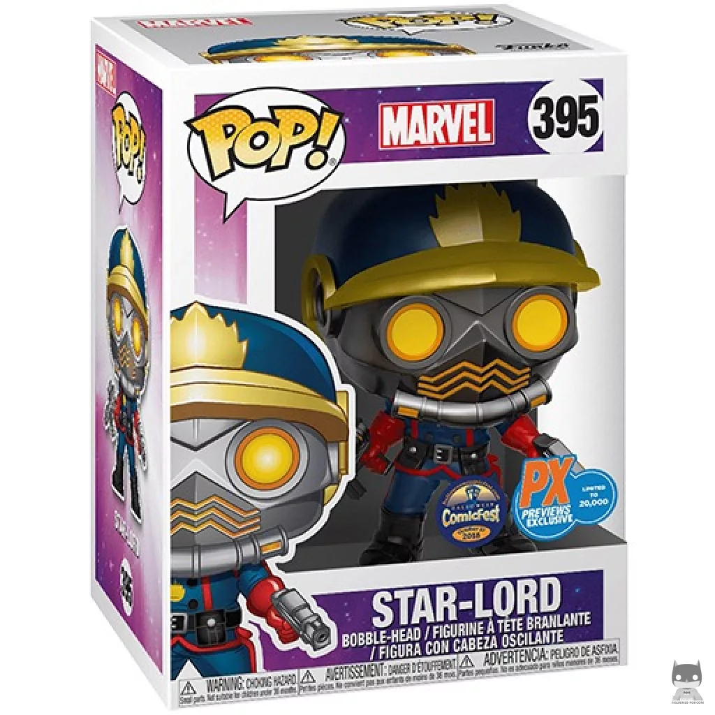 Figura Funko Pop! Star-Lord en su caja