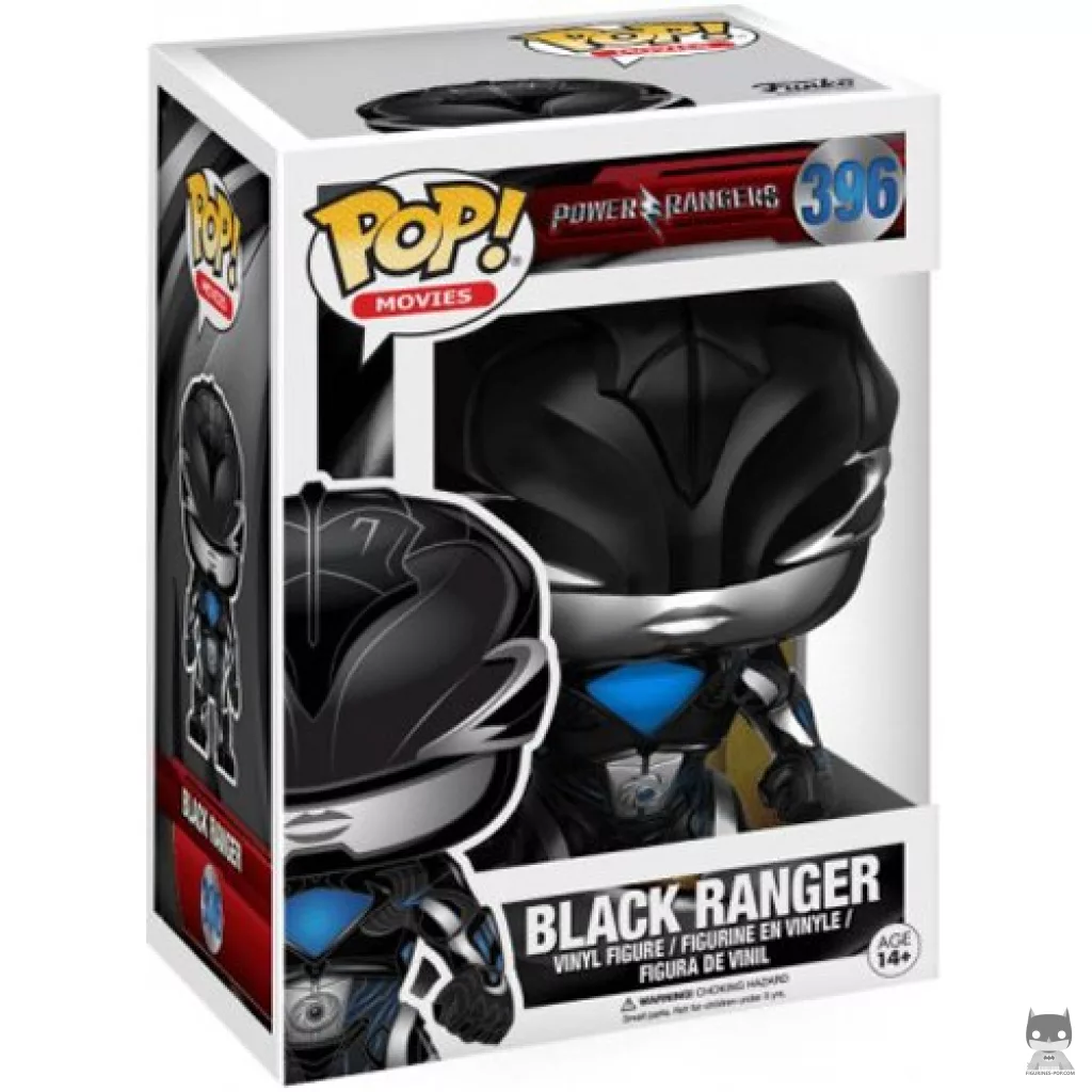Figura Funko Pop! Ranger Negro en su caja