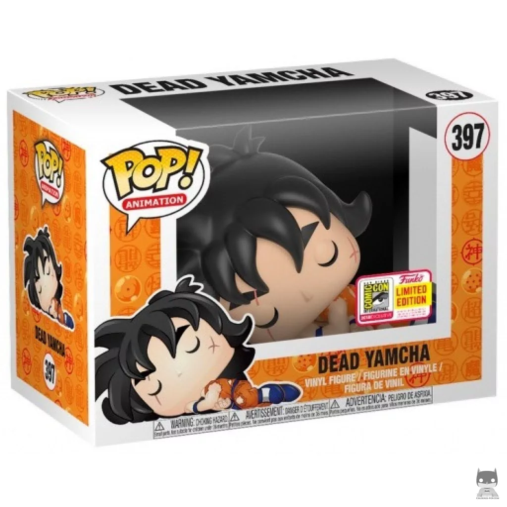 Figura Funko Pop! Yamcha muerto en su caja