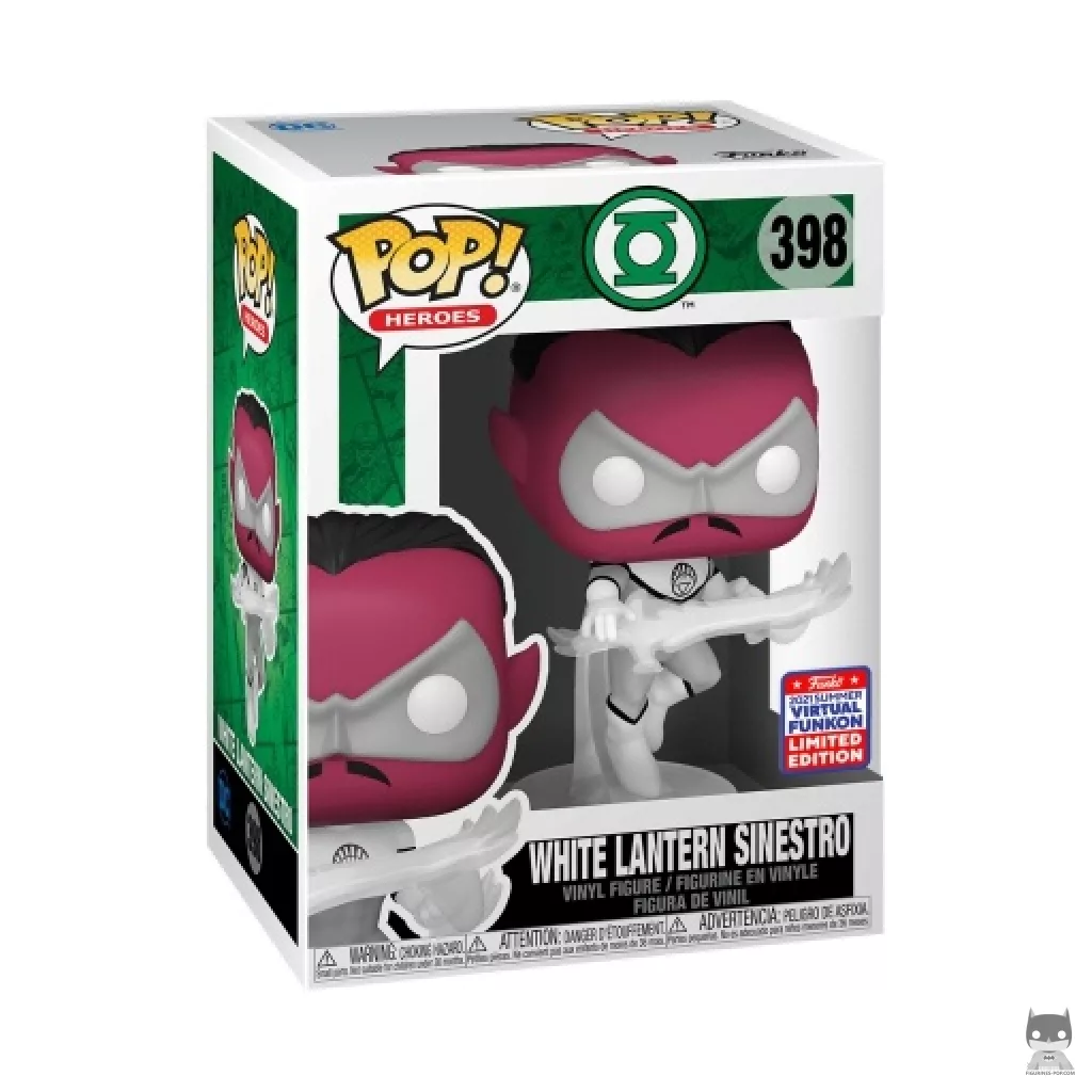 Figura Funko Pop! Sinestro Linterna Blanca en su caja