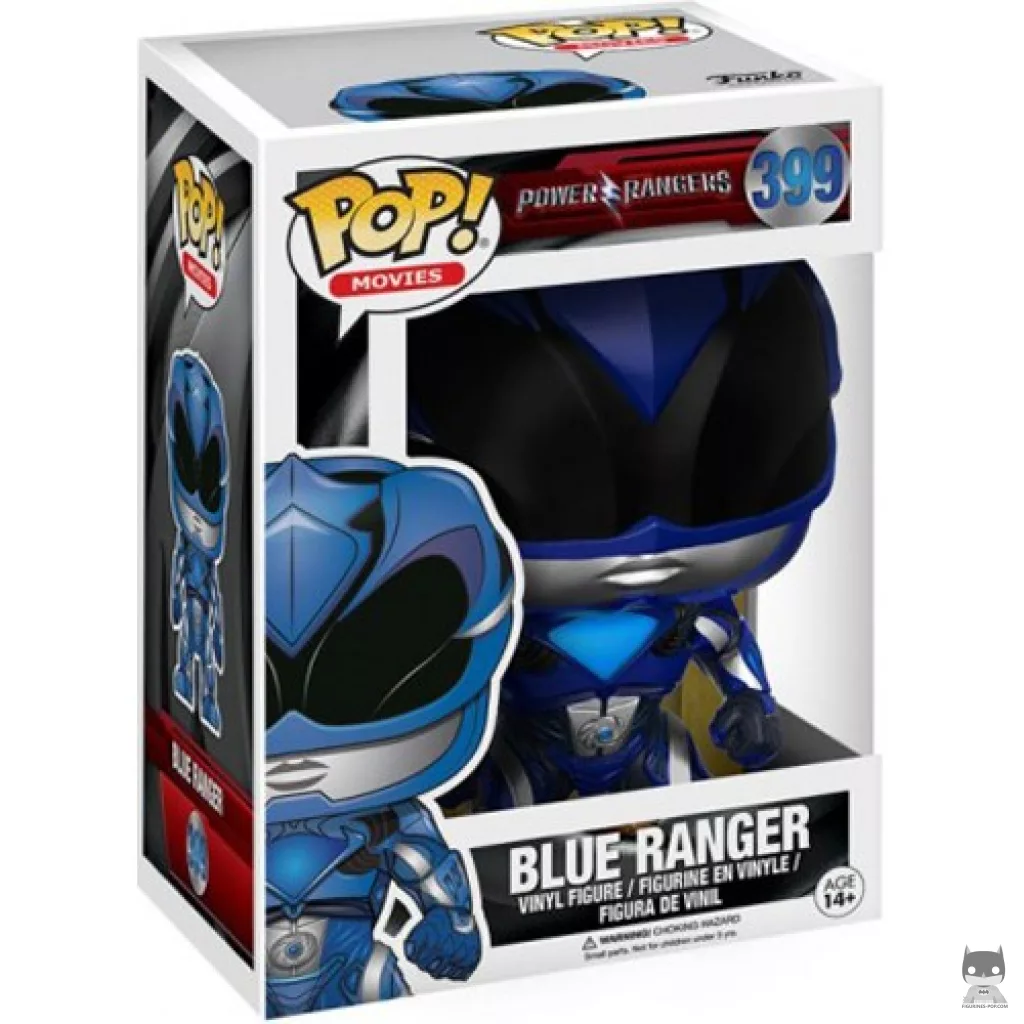 Figura Funko Pop! Ranger Azul en su caja