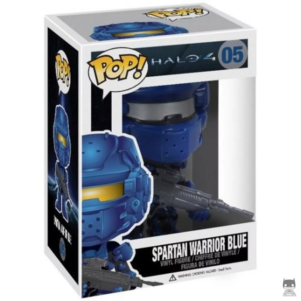 Figura Funko Pop! Spartan Warrior (Verde) en su caja