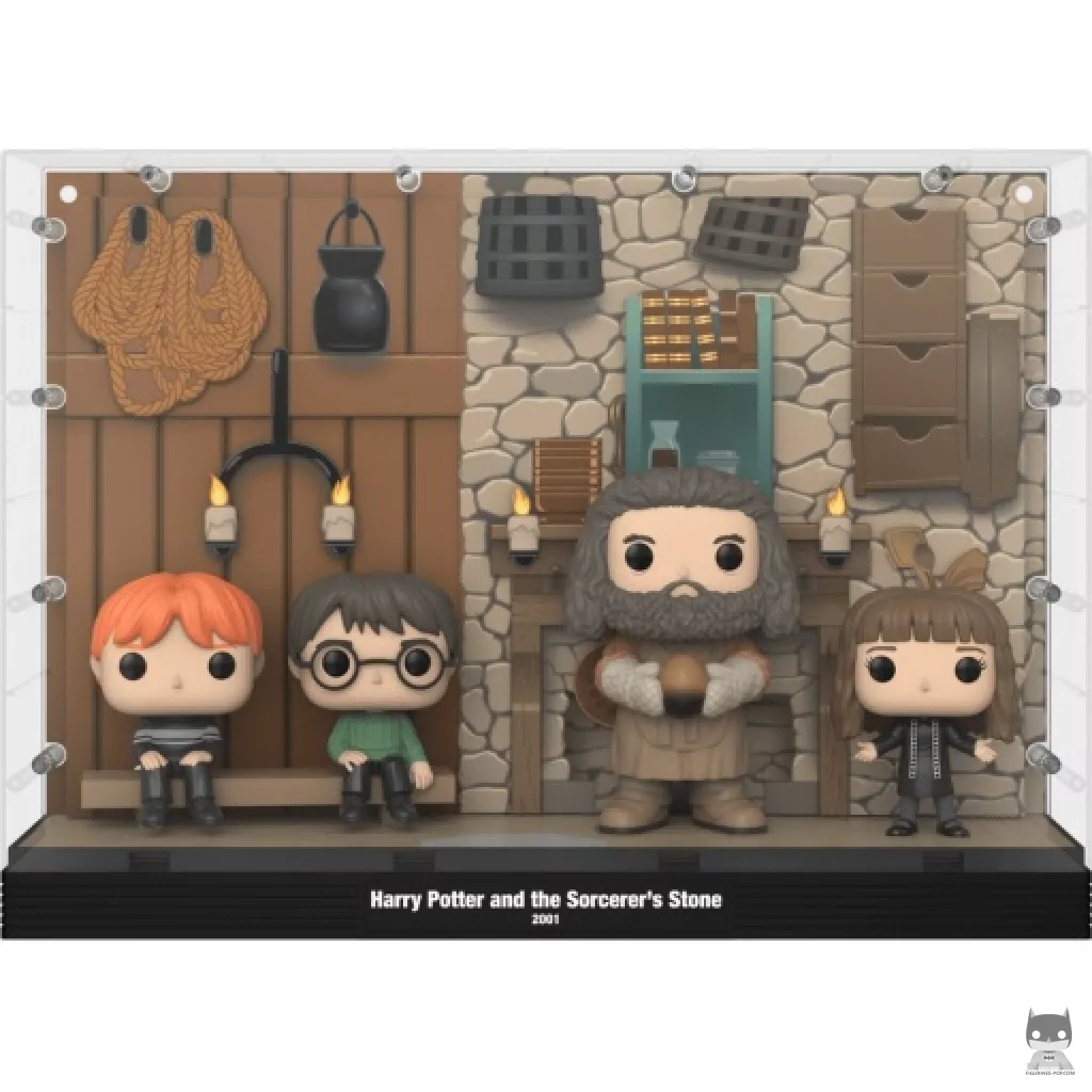 Figura Funko Pop! La cabaña de Hagrid (Ron, Harry, Hagrid & Hermione) (Harry Potter)