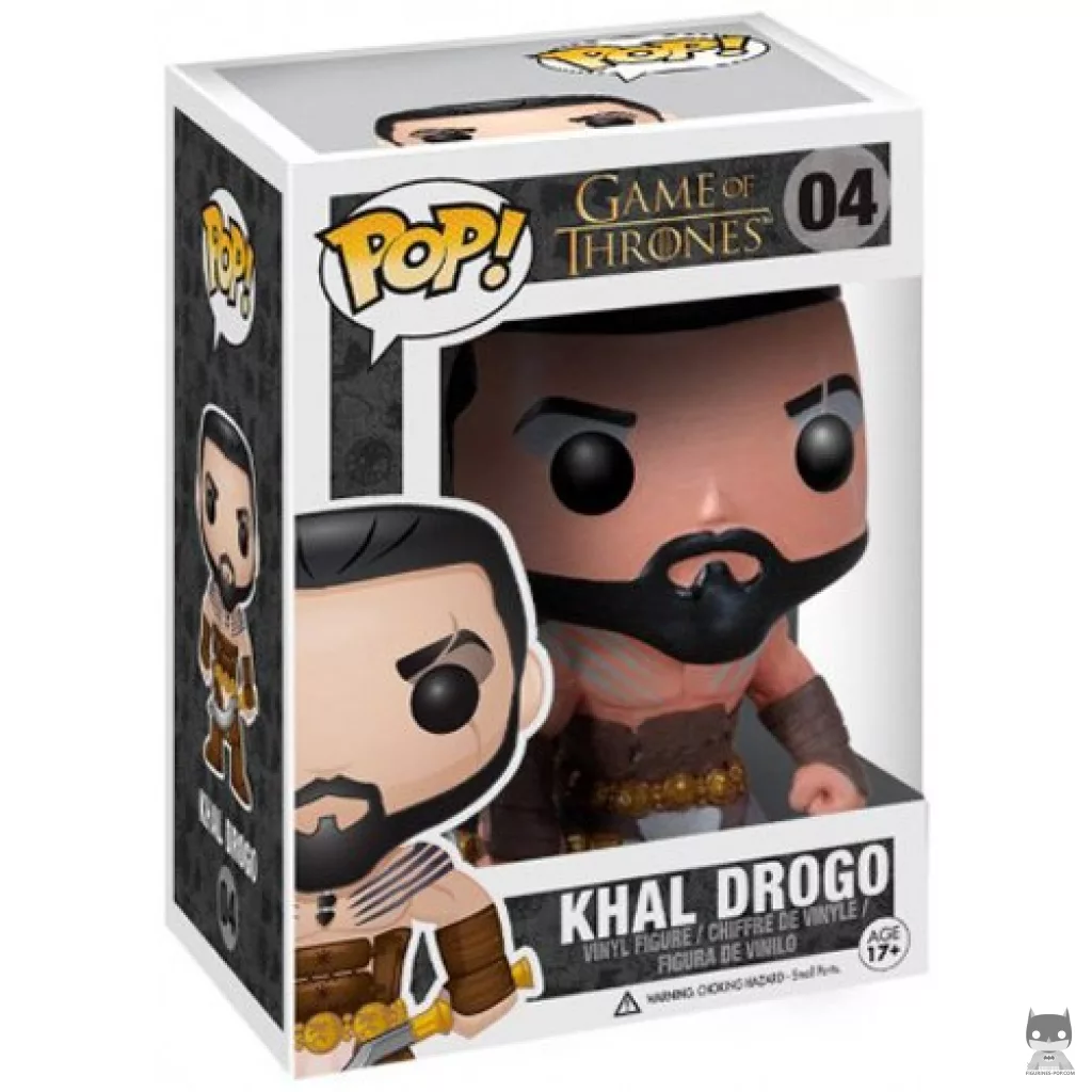 Figura Funko Pop! Khal Drogo en su caja