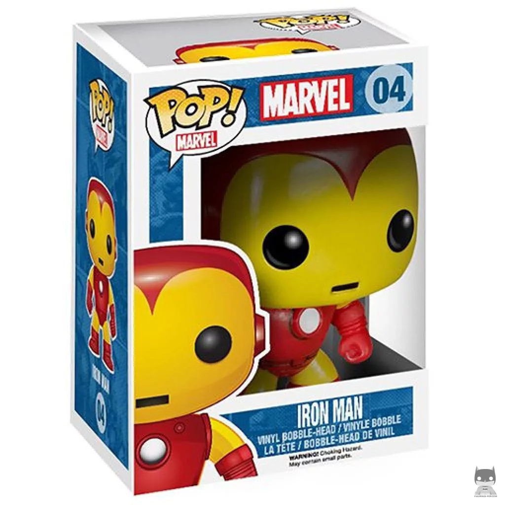 Figura Funko Pop! Iron Man en su caja