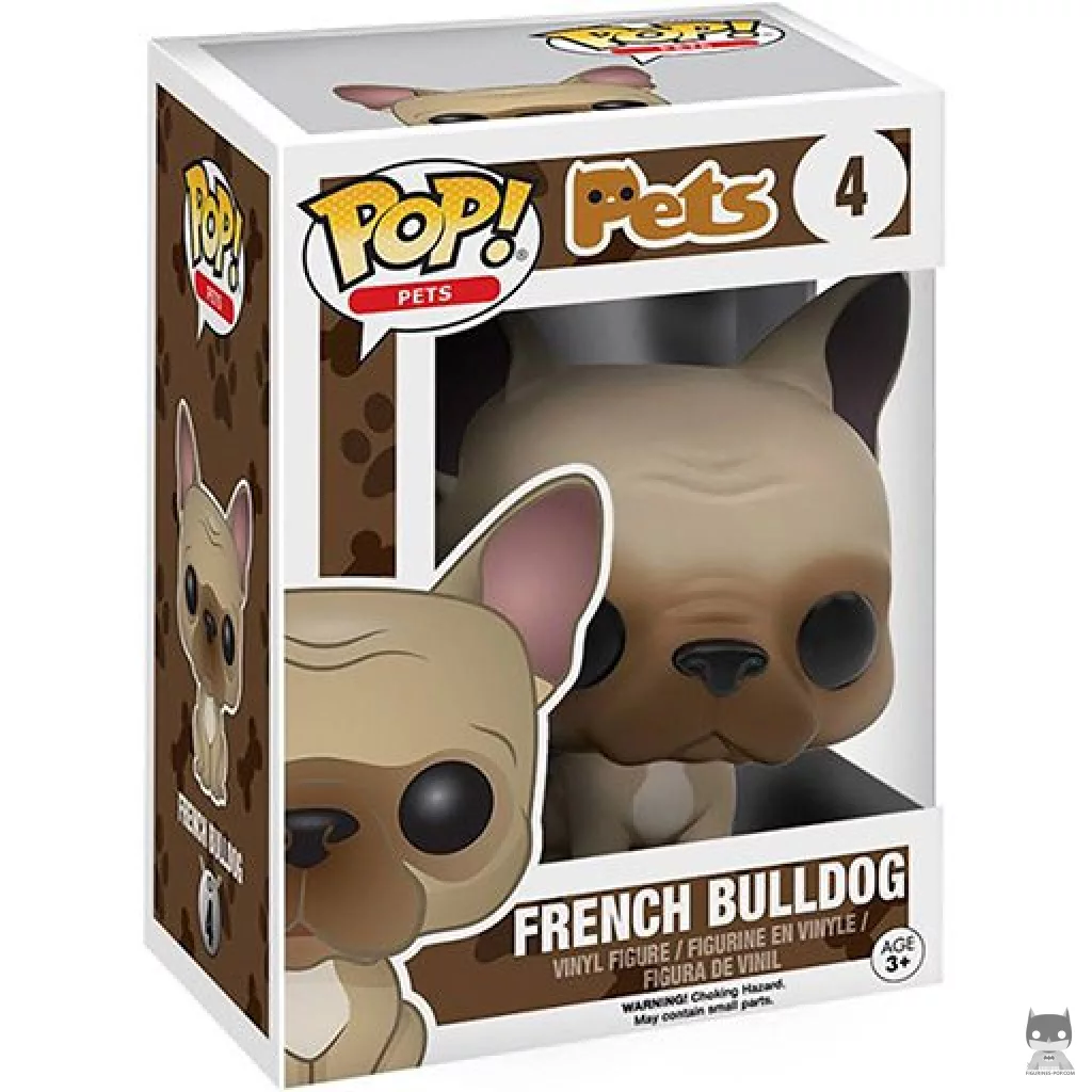 Figura Funko Pop! Bulldog francés en su caja