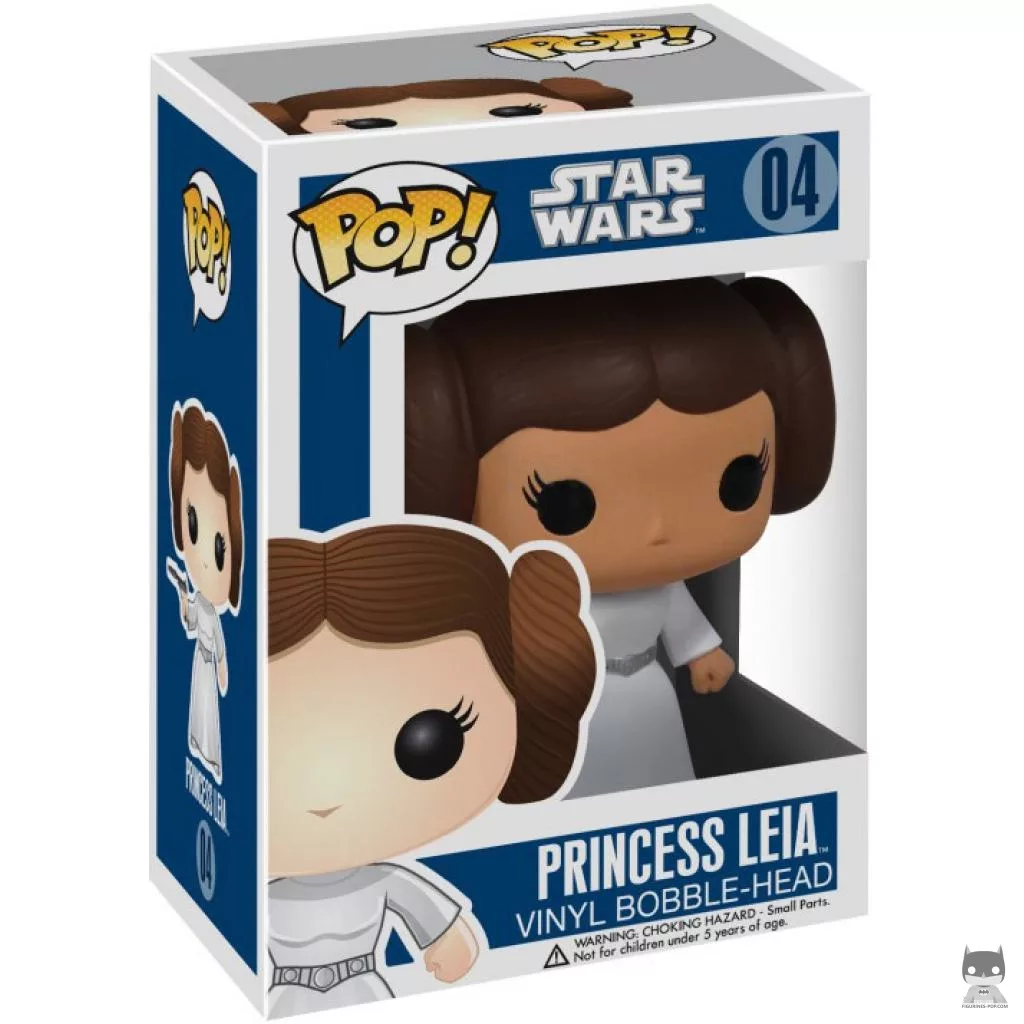 Figura Funko Pop! Princesa Leia en su caja