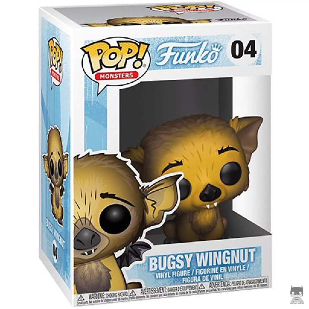 Figura Funko Pop! Bugsy Wingnut (Amarillo) en su caja