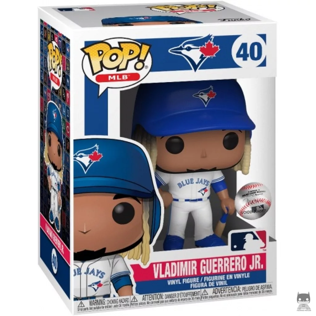 Figura Funko Pop! Vladimir Guerrero Jr. en su caja