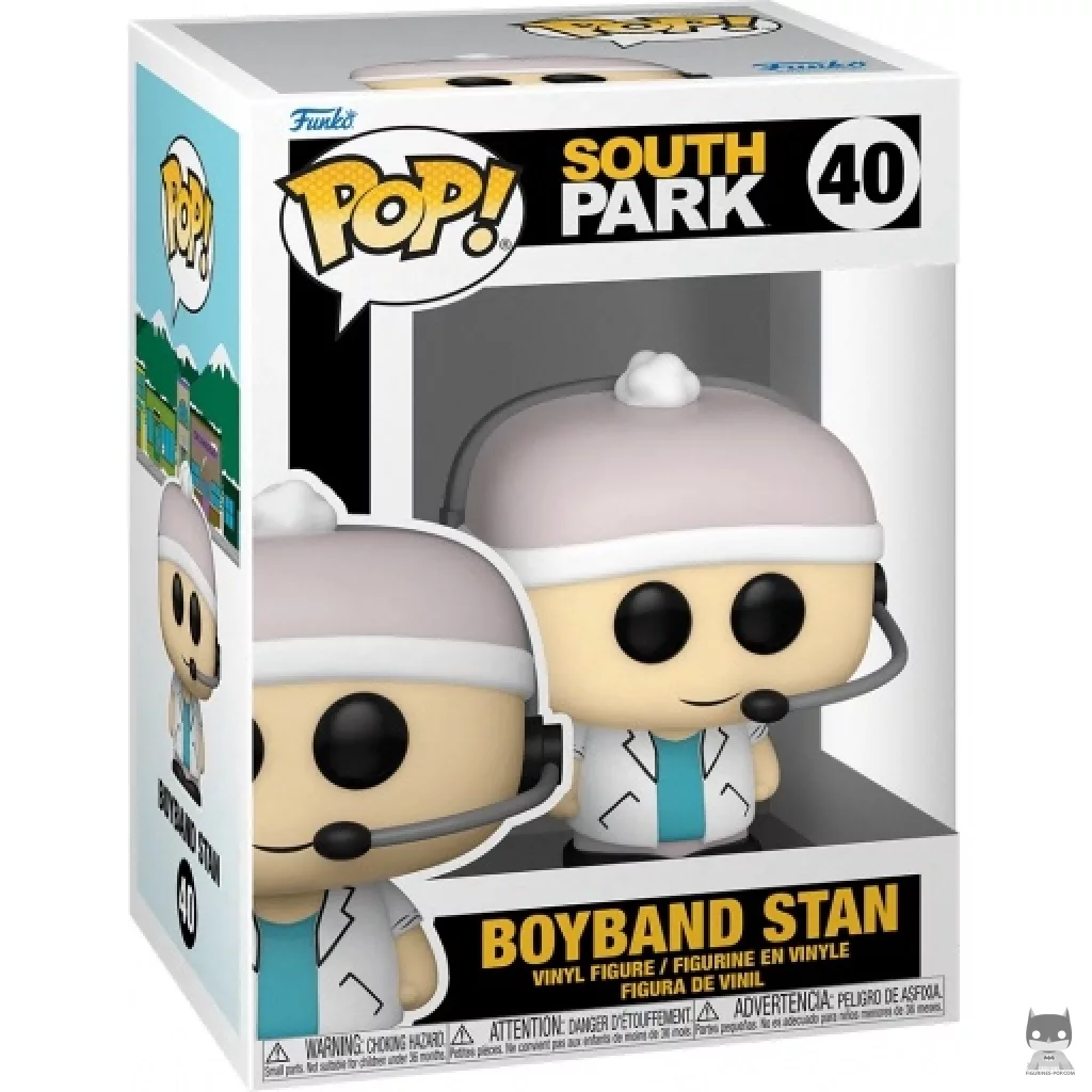 Figura Funko Pop! Stan boy band en su caja