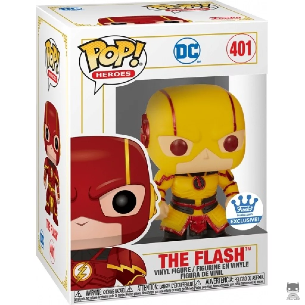 Figura Funko Pop! Flash Reverso en su caja