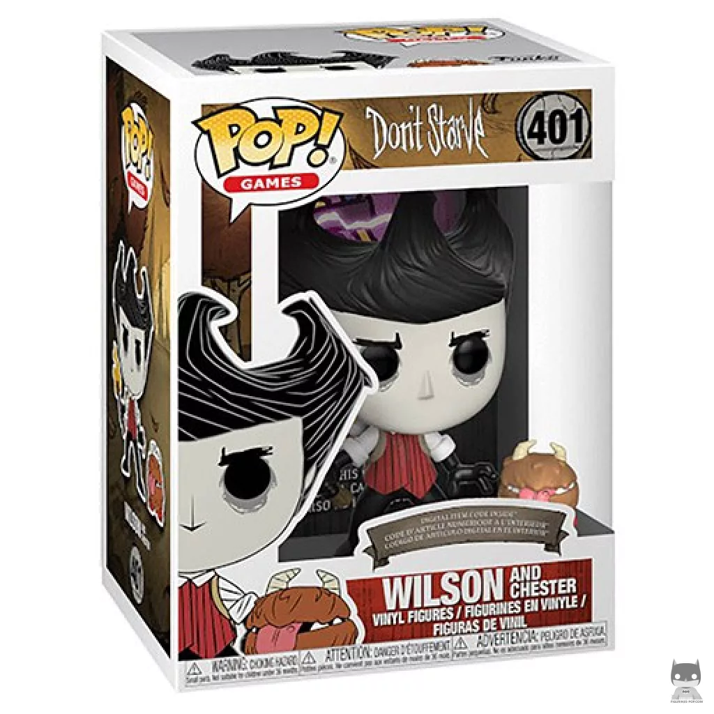 Figura Funko Pop! Wilson con Chester en su caja