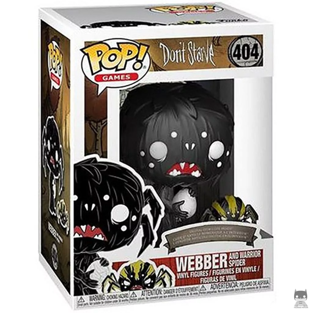 Figura Funko Pop! Webber & araña guerrera en su caja