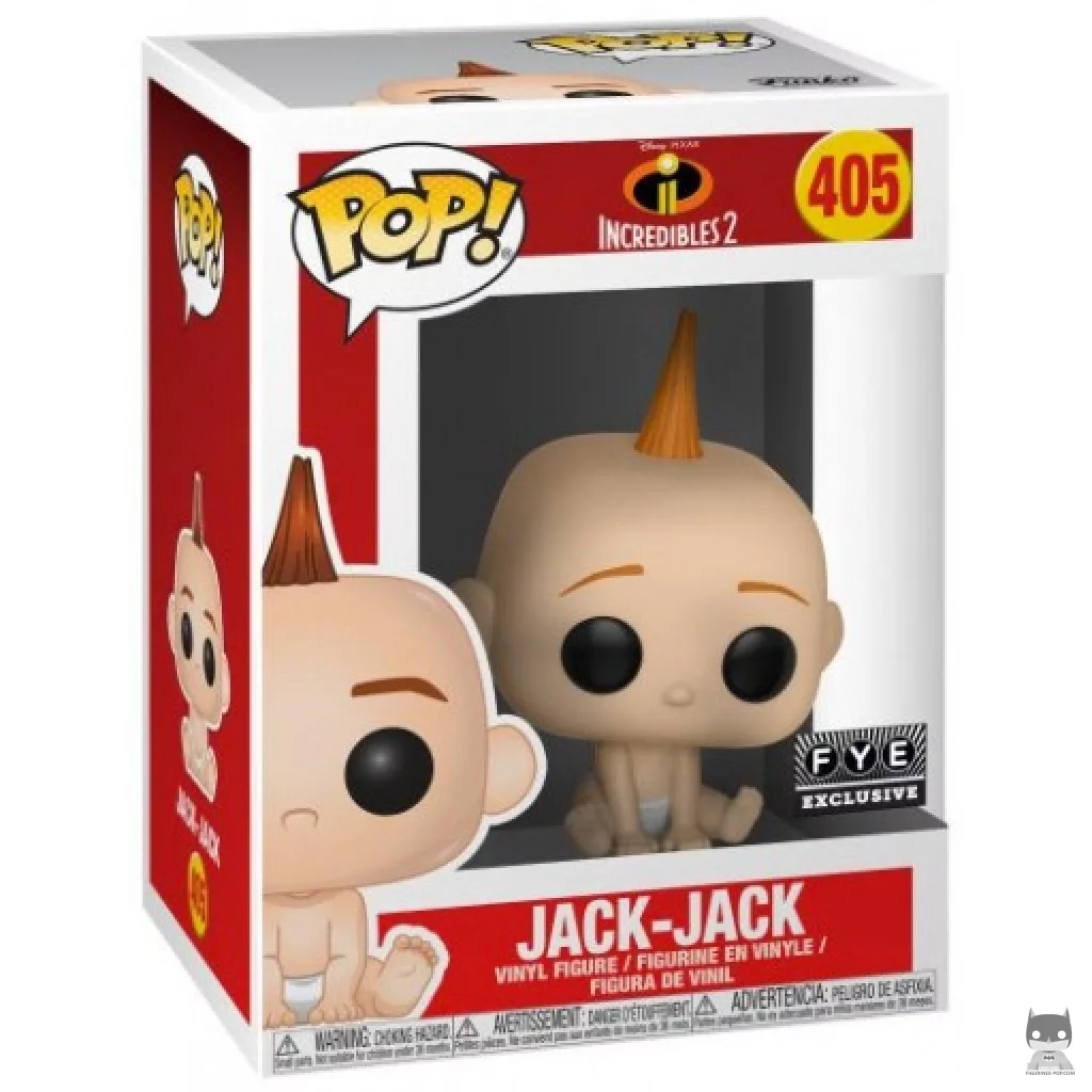 Figura Funko Pop! Jack-Jack en pañal en su caja