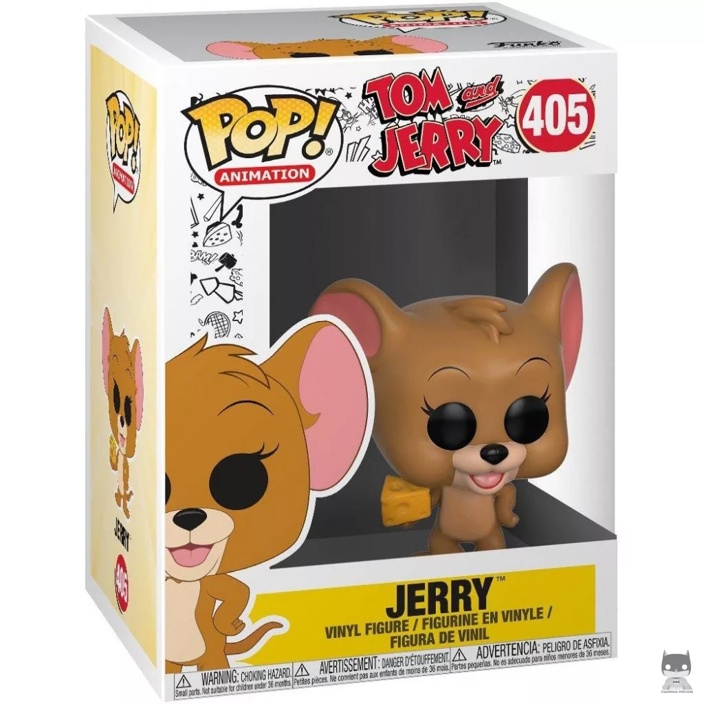 Figura Funko Pop! Jerry con Cheese en su caja