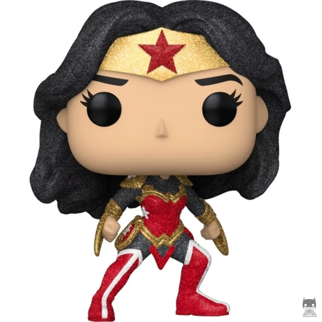 Figura Funko Pop! Wonder Woman A Twist of Fate (Purpurina de diamante) (80.º aniversario de Wonder Woman)