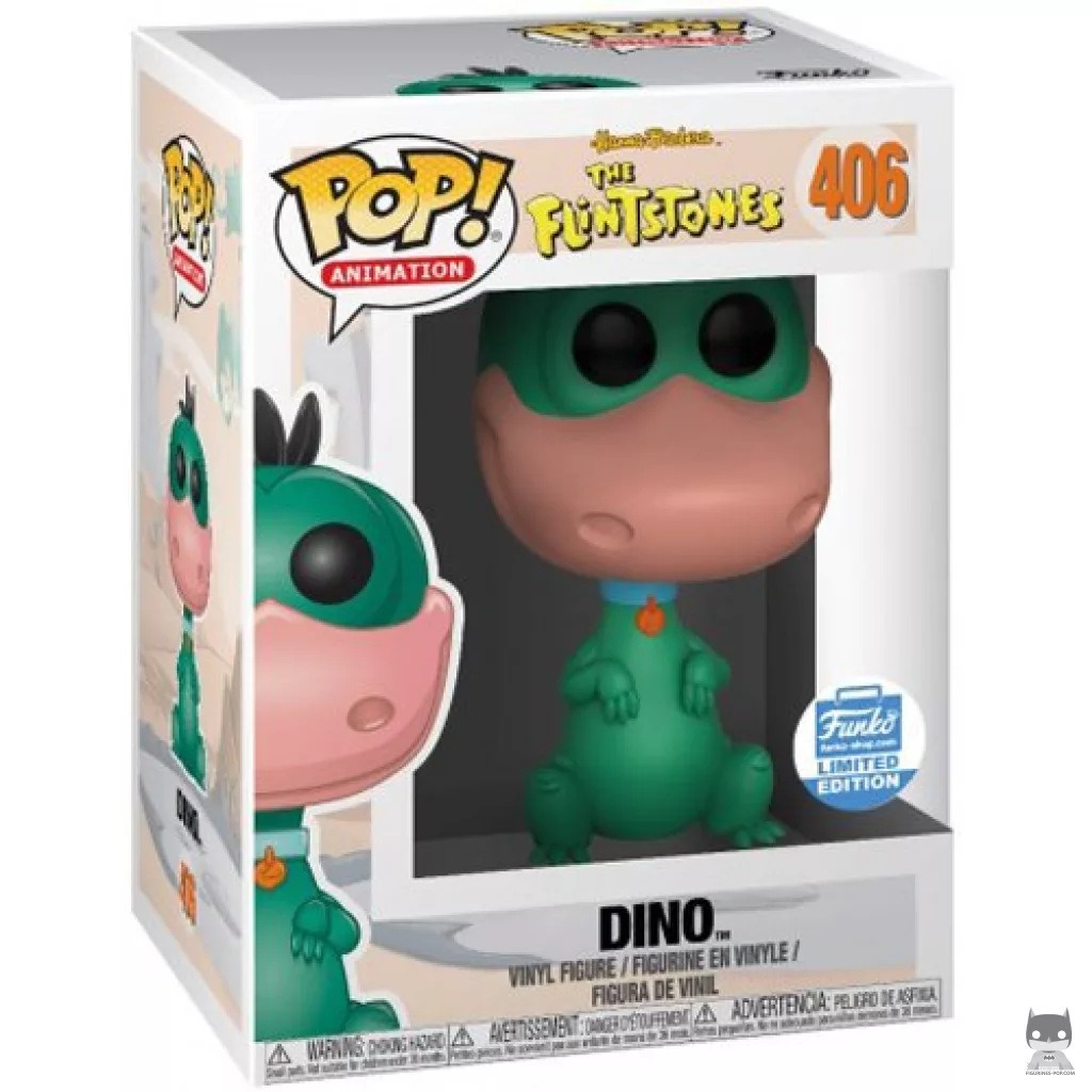 Figura Funko Pop! Dino (Verde) en su caja