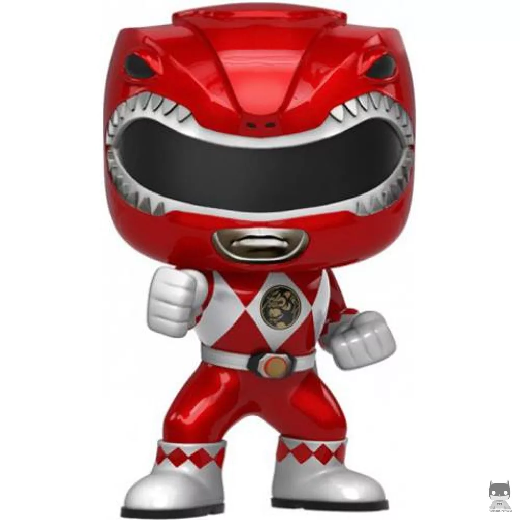 Figura Funko Pop! Ranger Rojo (Metalizado) (Power Rangers)