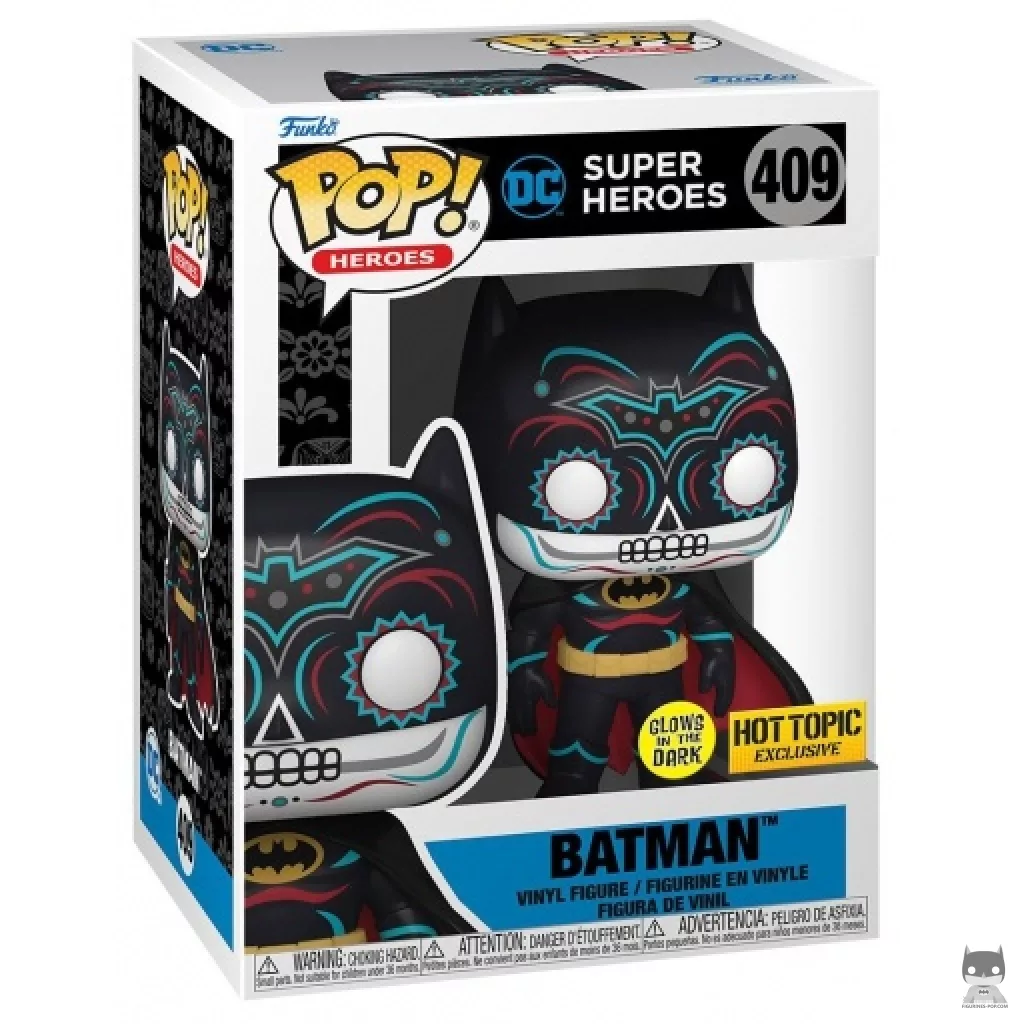 Figura Funko Pop! Batman (Día de los DC) (Brilla en la oscuridad) en su caja