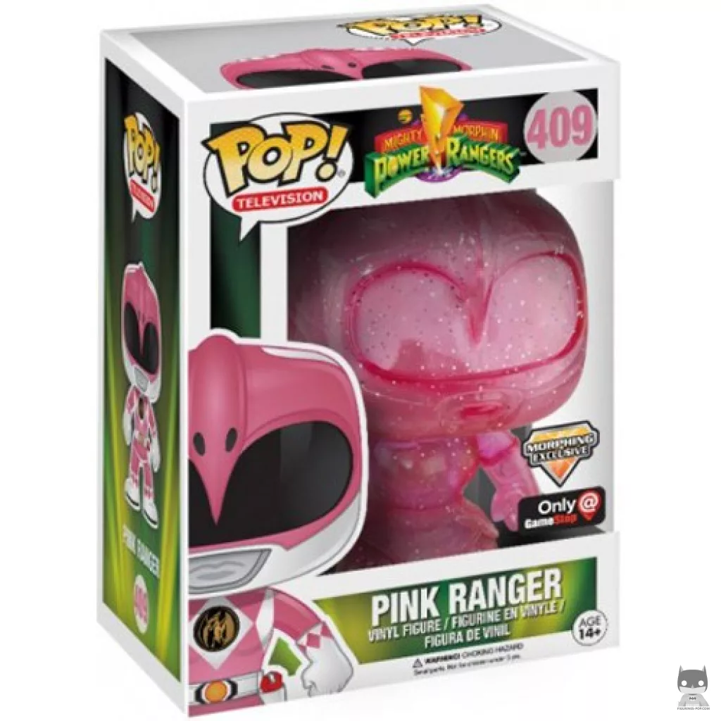 Figura Funko Pop! Ranger Rosa (Teletransportándose) en su caja