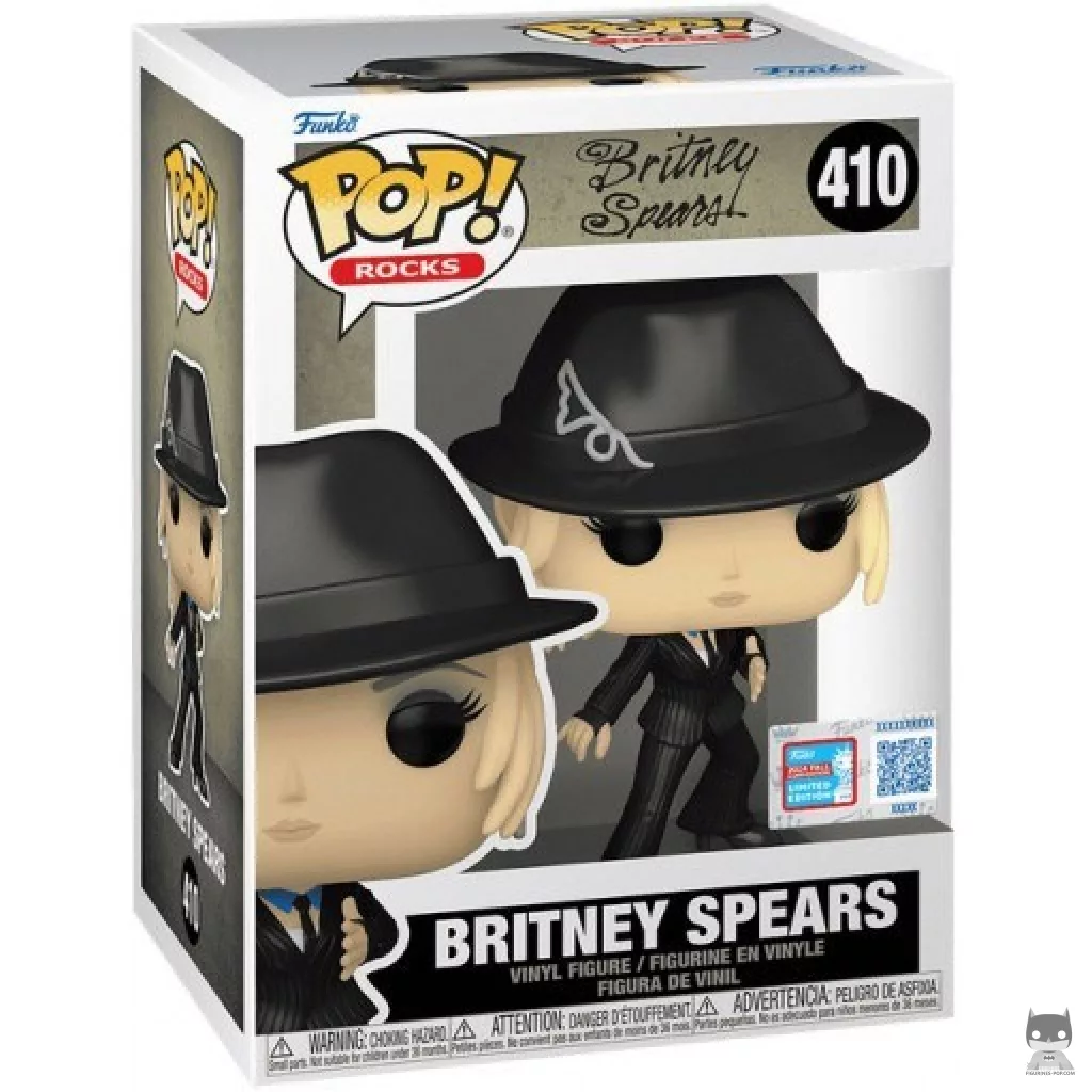 Figura Funko Pop! Britney Spears (Me Against The Music) en su caja