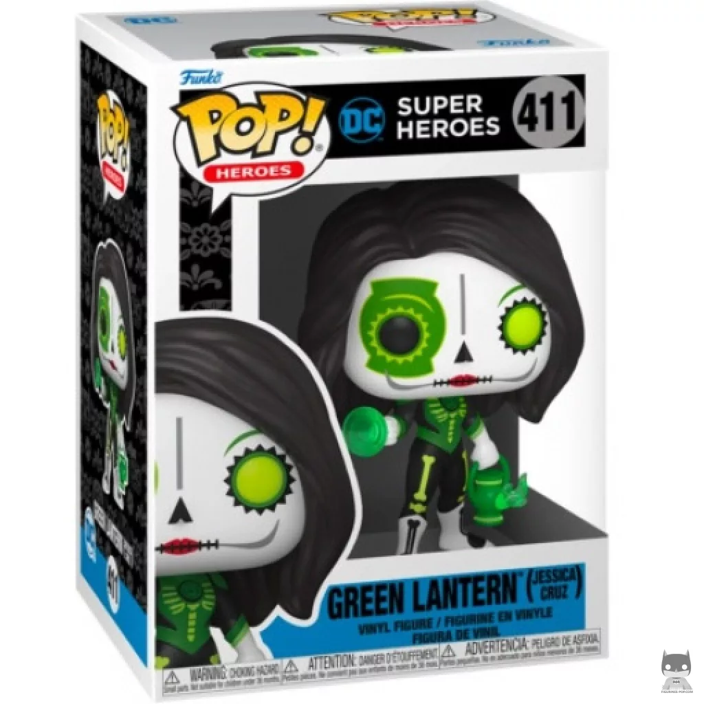 Figura Funko Pop! Linterna Verde (Jessica Cruz) (Día de los DC) en su caja