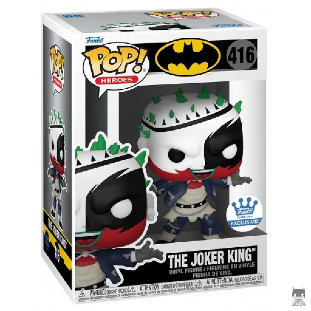 Figura Funko Pop! The Joker King en su caja