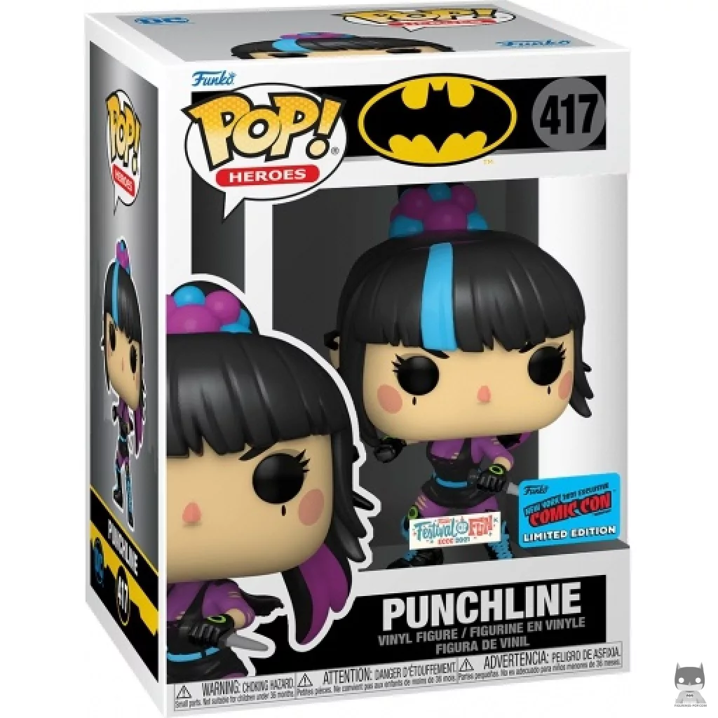 Figura Funko Pop! Punchline en su caja