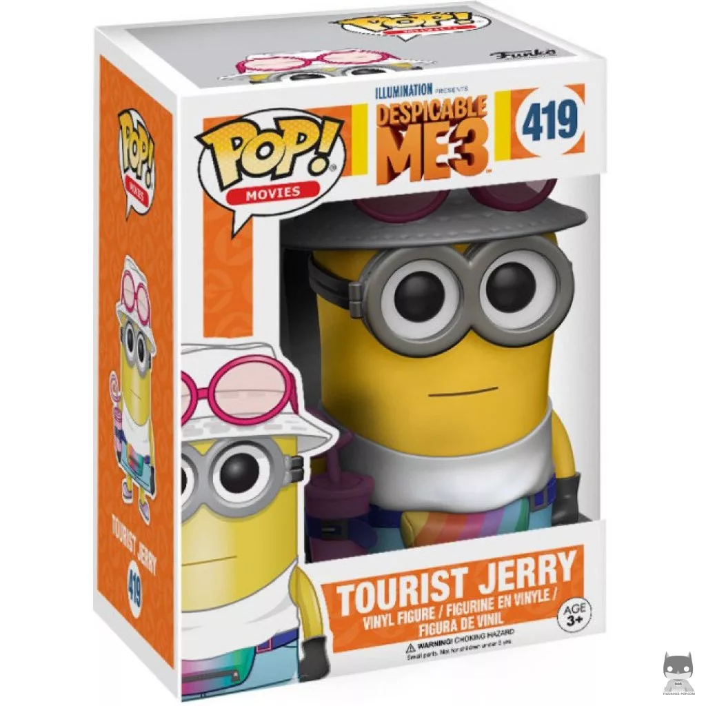 Figura Funko Pop! Jerry turista en su caja