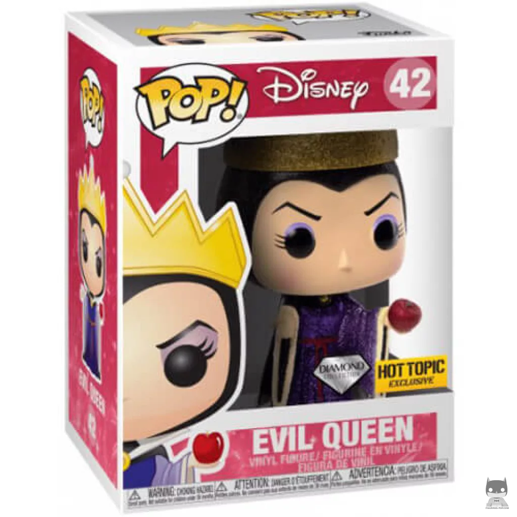 Figura Funko Pop! Reina Malvada (Purpurina de diamante) en su caja