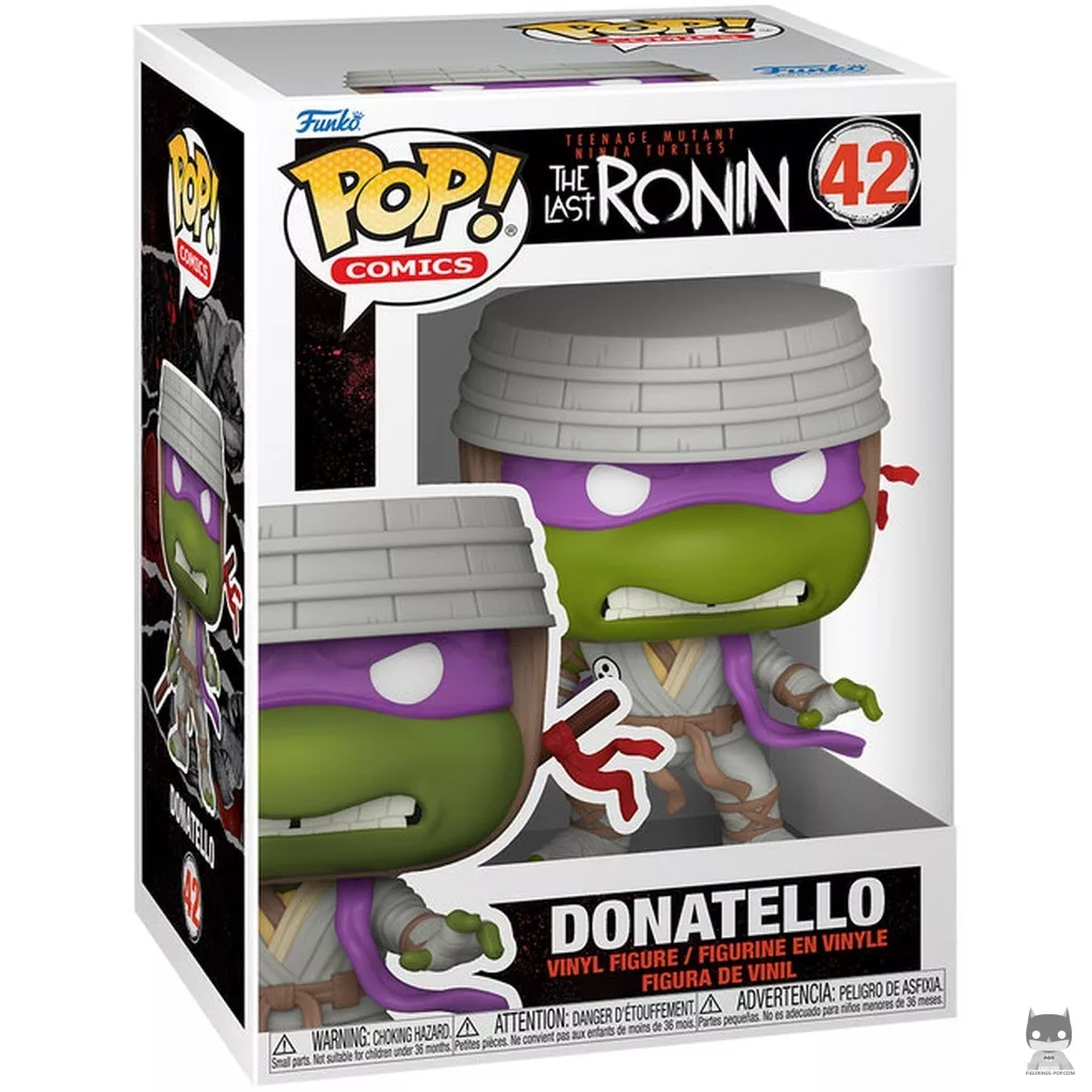 Figura Funko Pop! Donatello en su caja