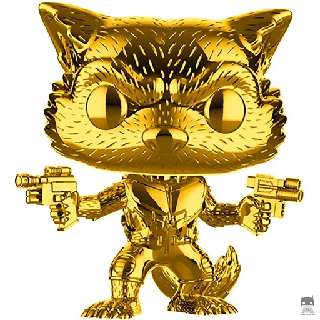 Figura Funko Pop! Rocket Raccoon (Dorado) (Marvel Studios)