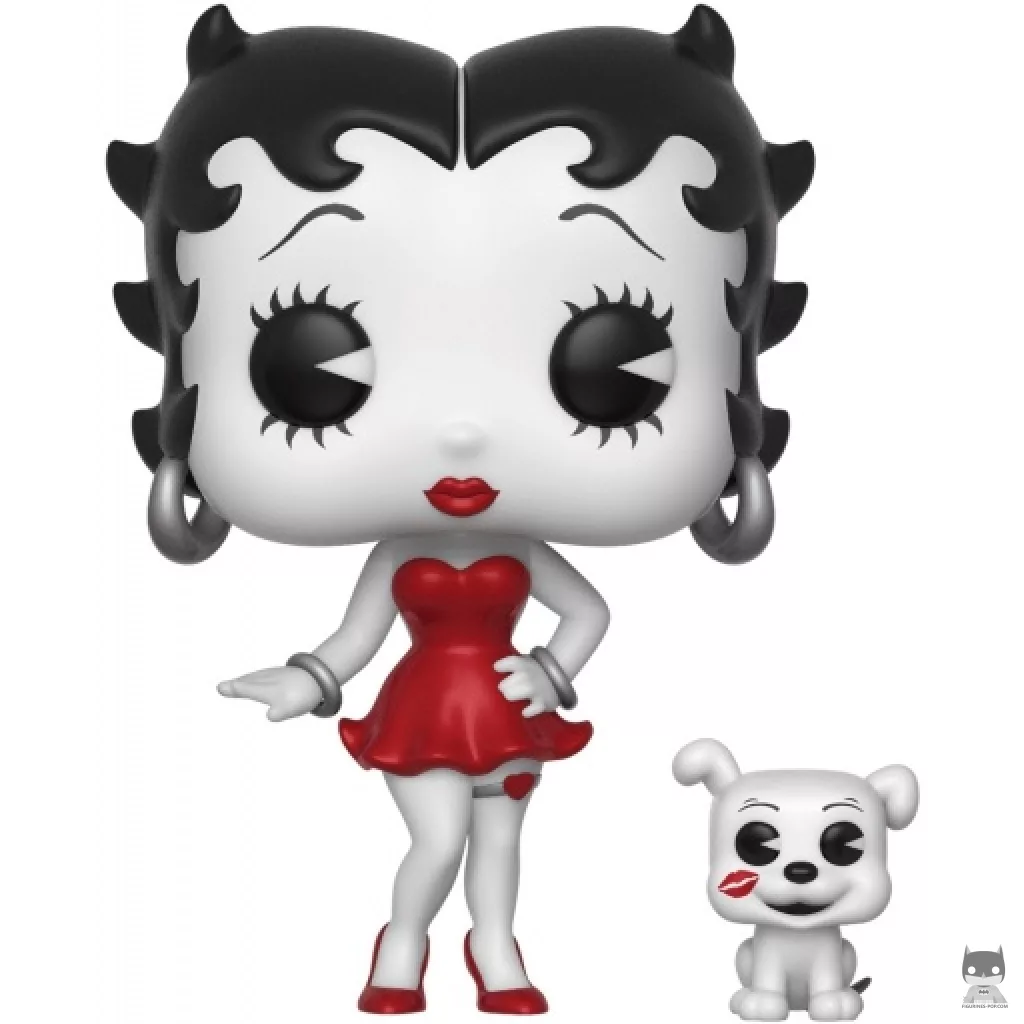 Figura Funko Pop! Betty Boop & Pudgy (Blanco y negro) (Chase) (Betty Boop)