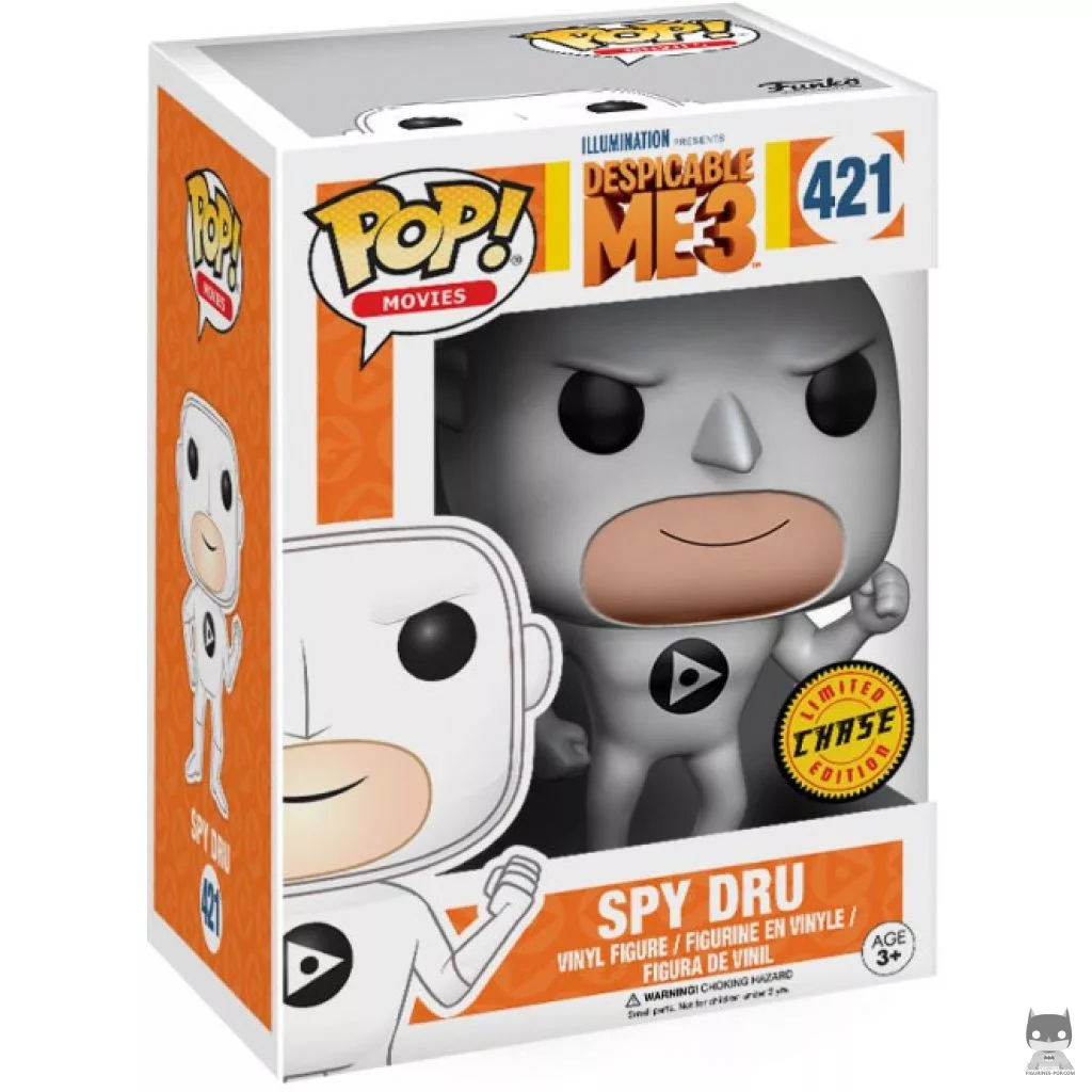 Figura Funko Pop! Gru espía (Chase) en su caja