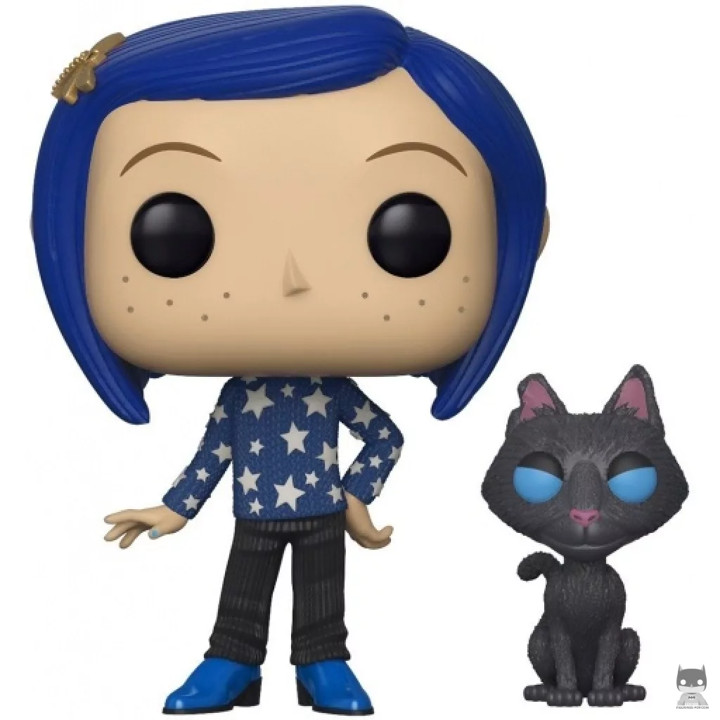 Figura Funko Pop! Coraline con el gato (Los mundos de Coraline)