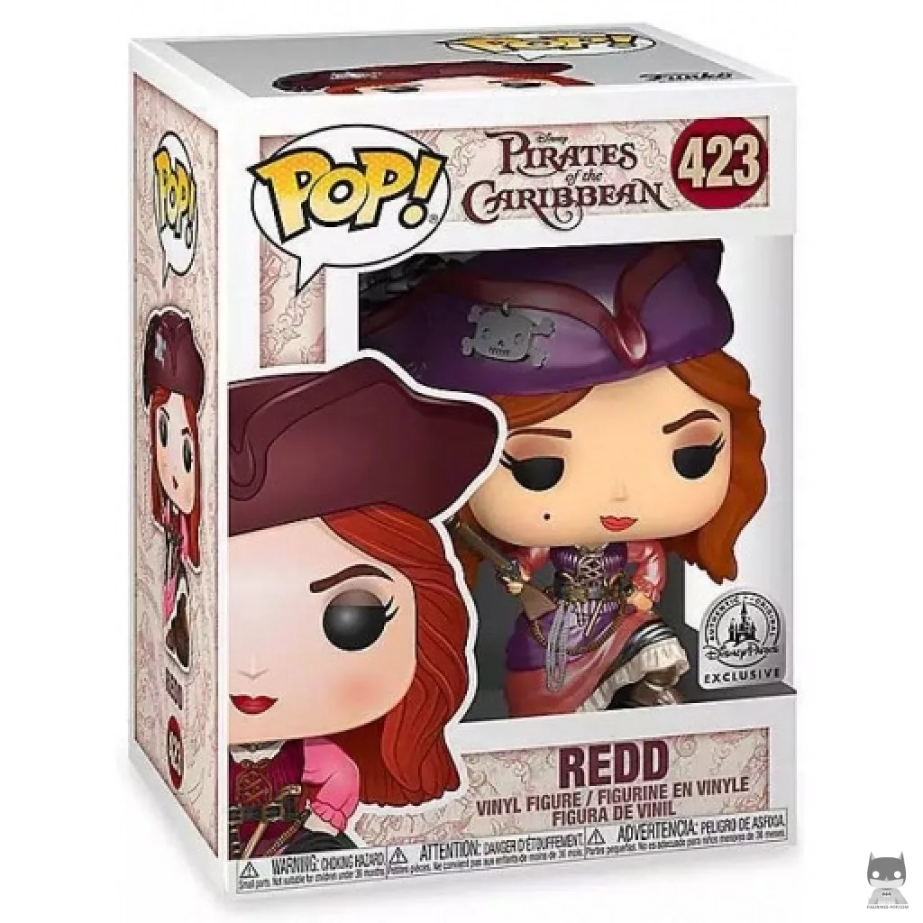 Figura Funko Pop! Redd (Metalizado) en su caja