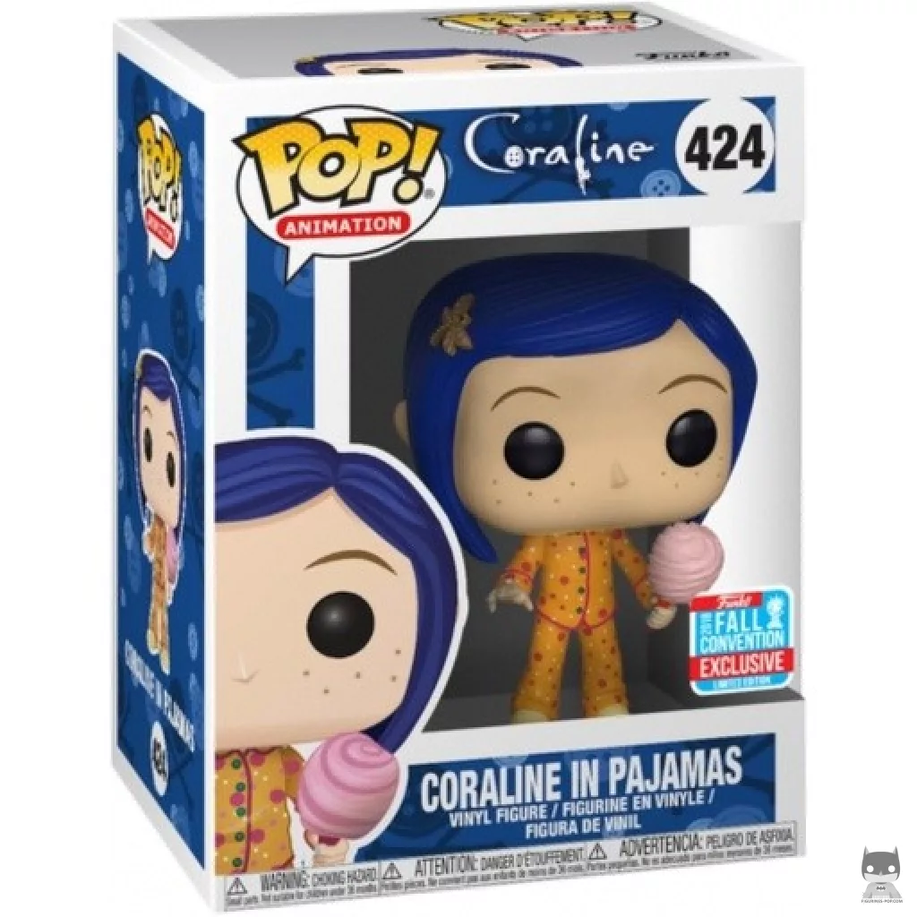 Figura Funko Pop! Coraline en pijama en su caja