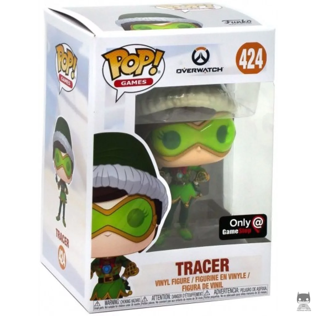 Figura Funko Pop! Tracer (Elfo) en su caja