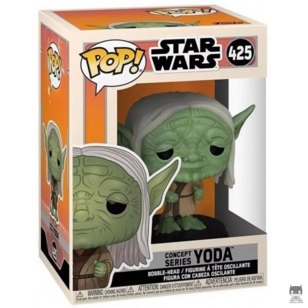 Figura Funko Pop! Yoda en su caja